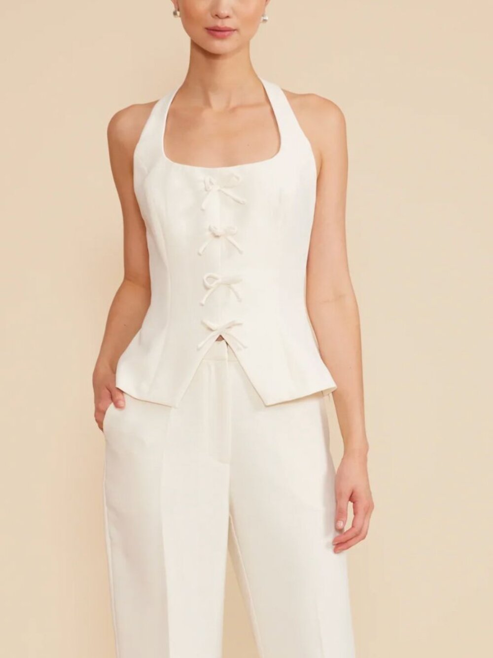 Lucyparis Bow Halter Vest